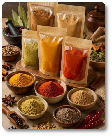 HSPR Exim MASALAS & SPICE POWDERS